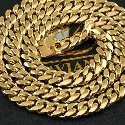 Fashion Frill Exclusive Gold Plated Stylish Golden Chain Necklace For Men Boys Mens Jewelry